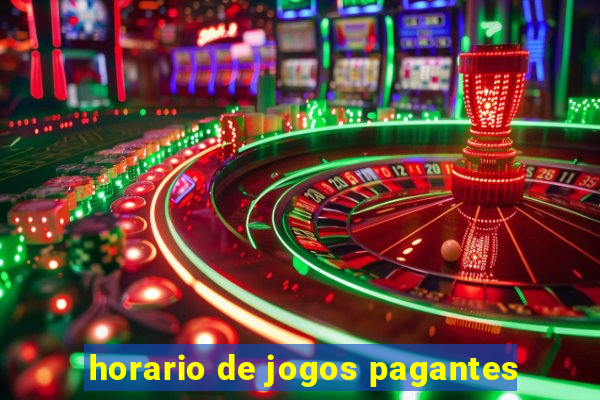 horario de jogos pagantes